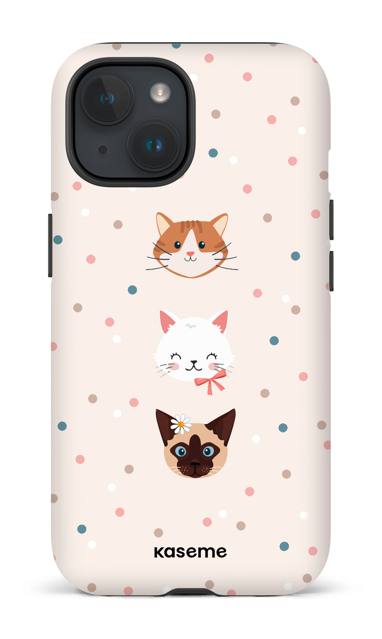 iPhone 15 Tough (Matte) Cat lover -