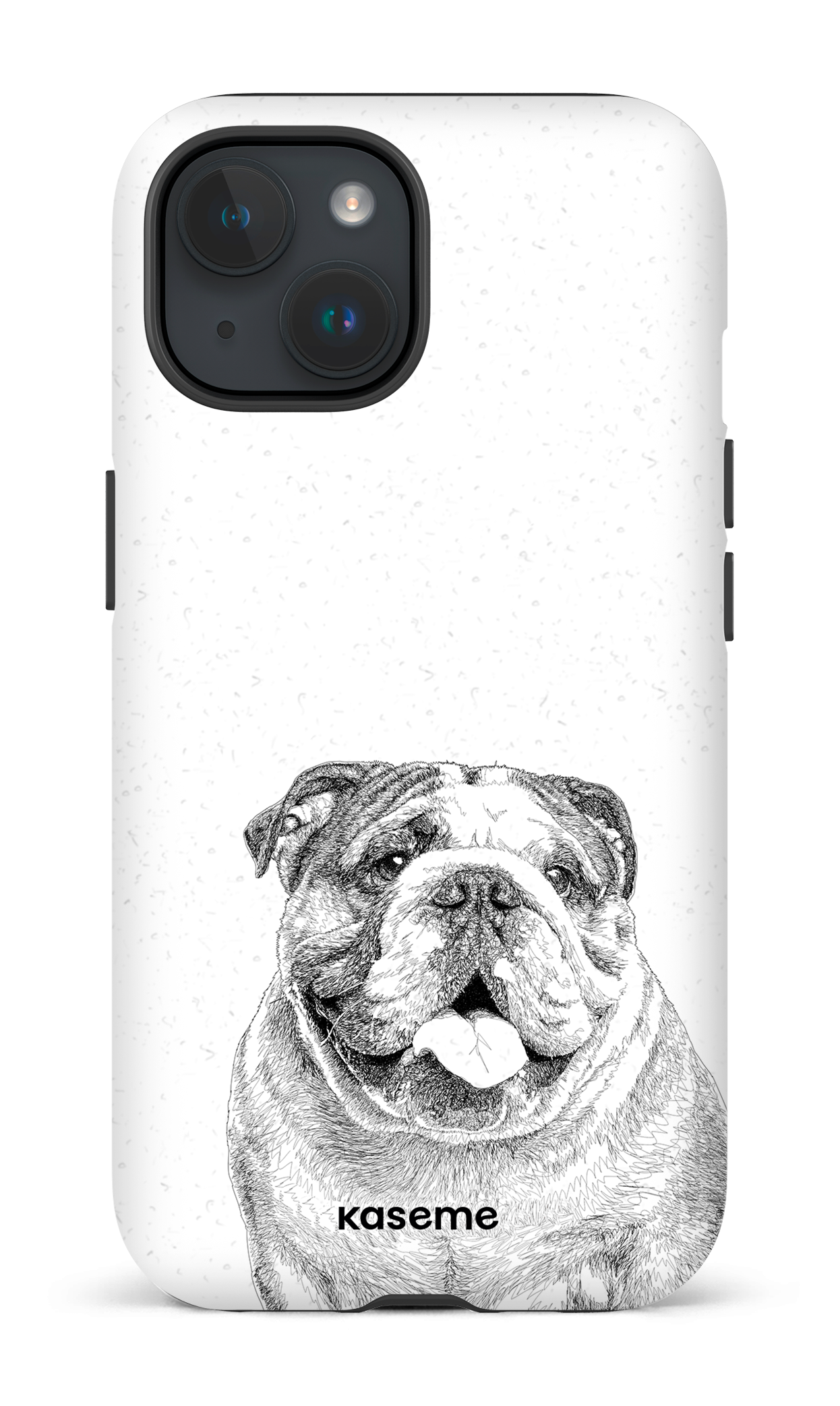 iPhone 15 Tough (Matte) English Bulldog -