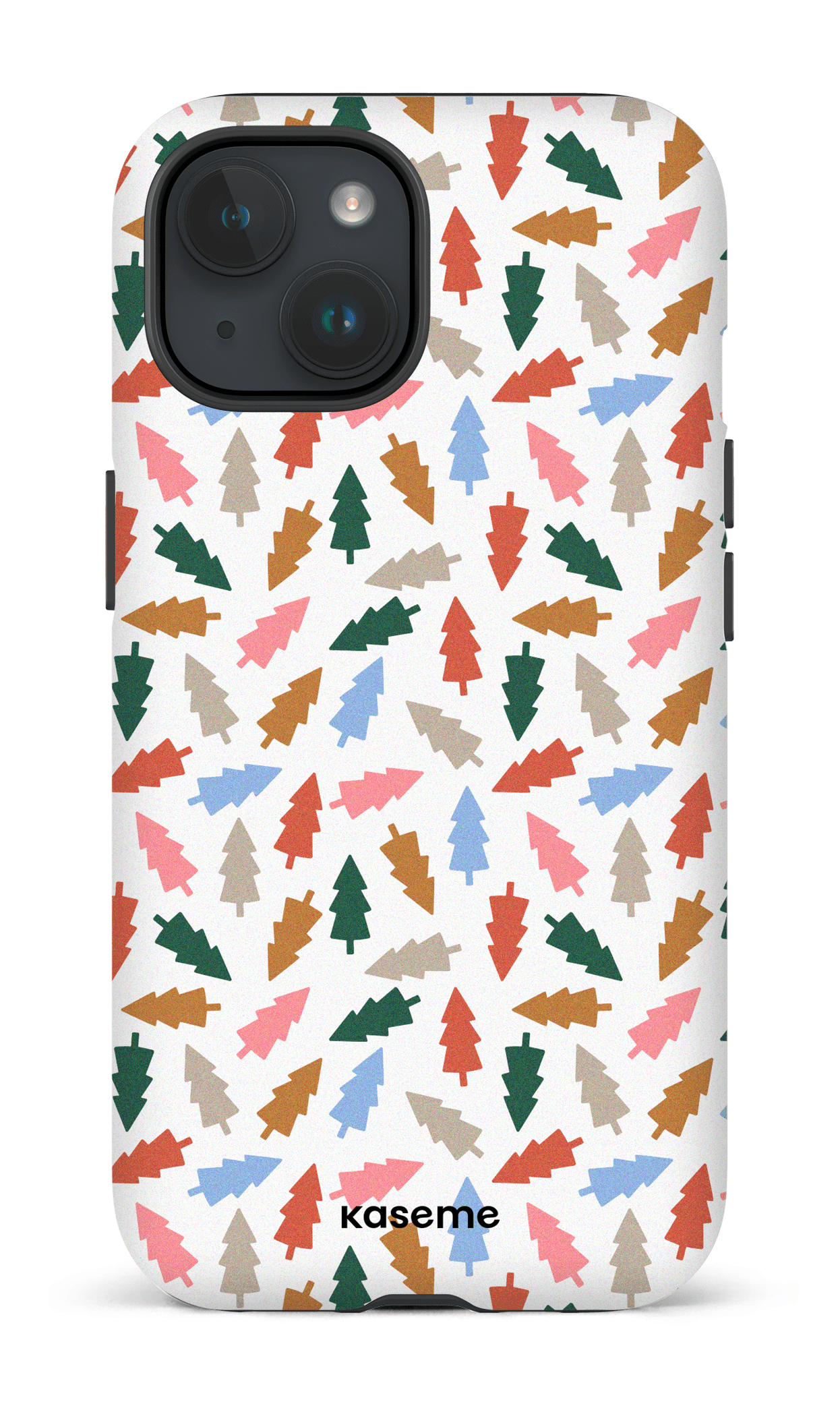 iPhone 15 Tough (Matte) Fir Trees -