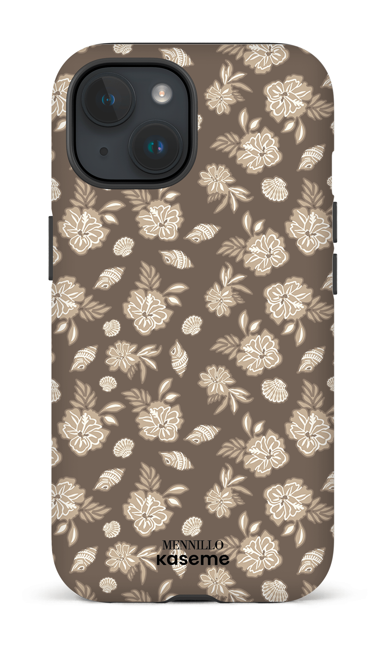 iPhone 15 Tough (Matte) Floral Cream -