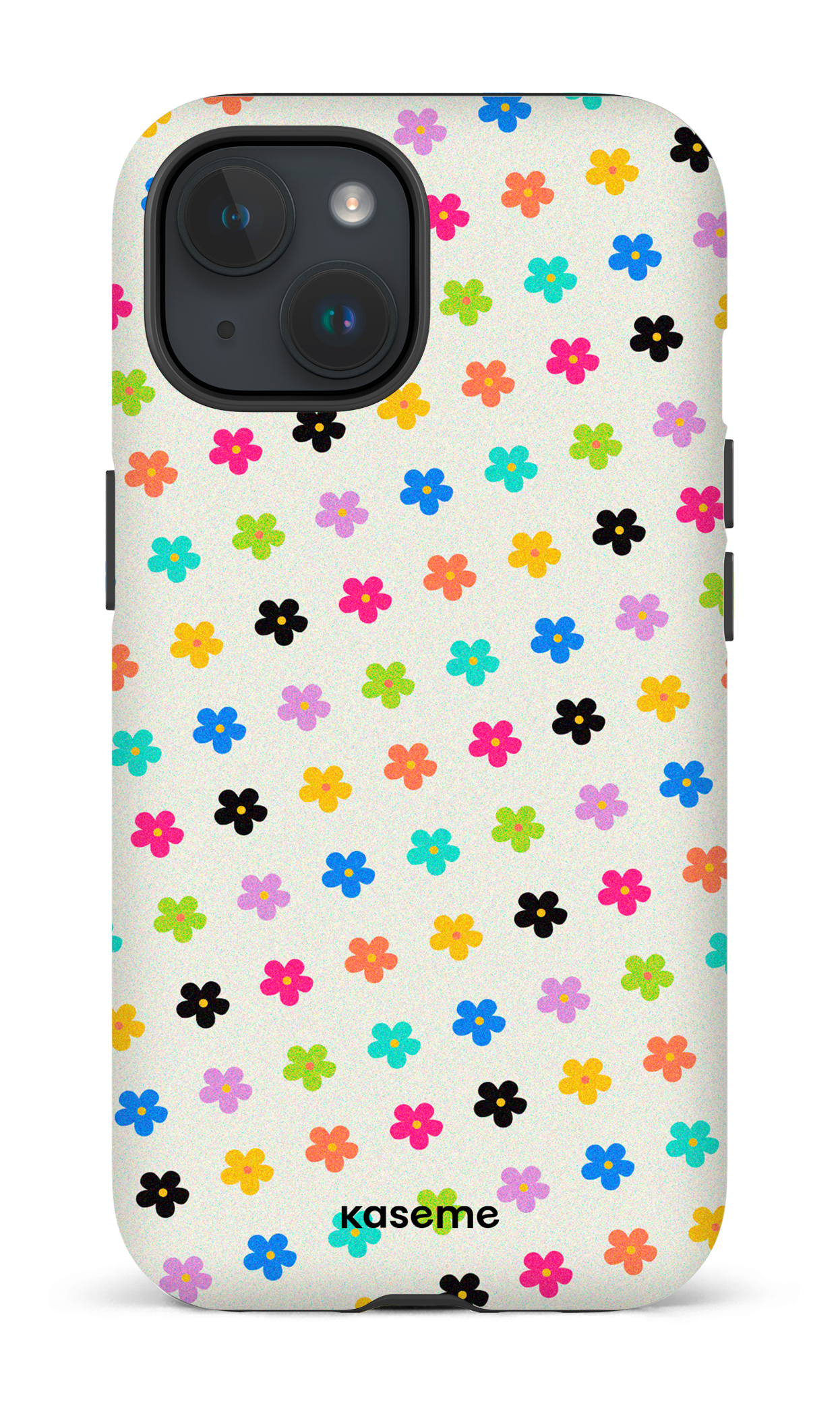 iPhone 15 Tough (Matte) Joyful Flowers -