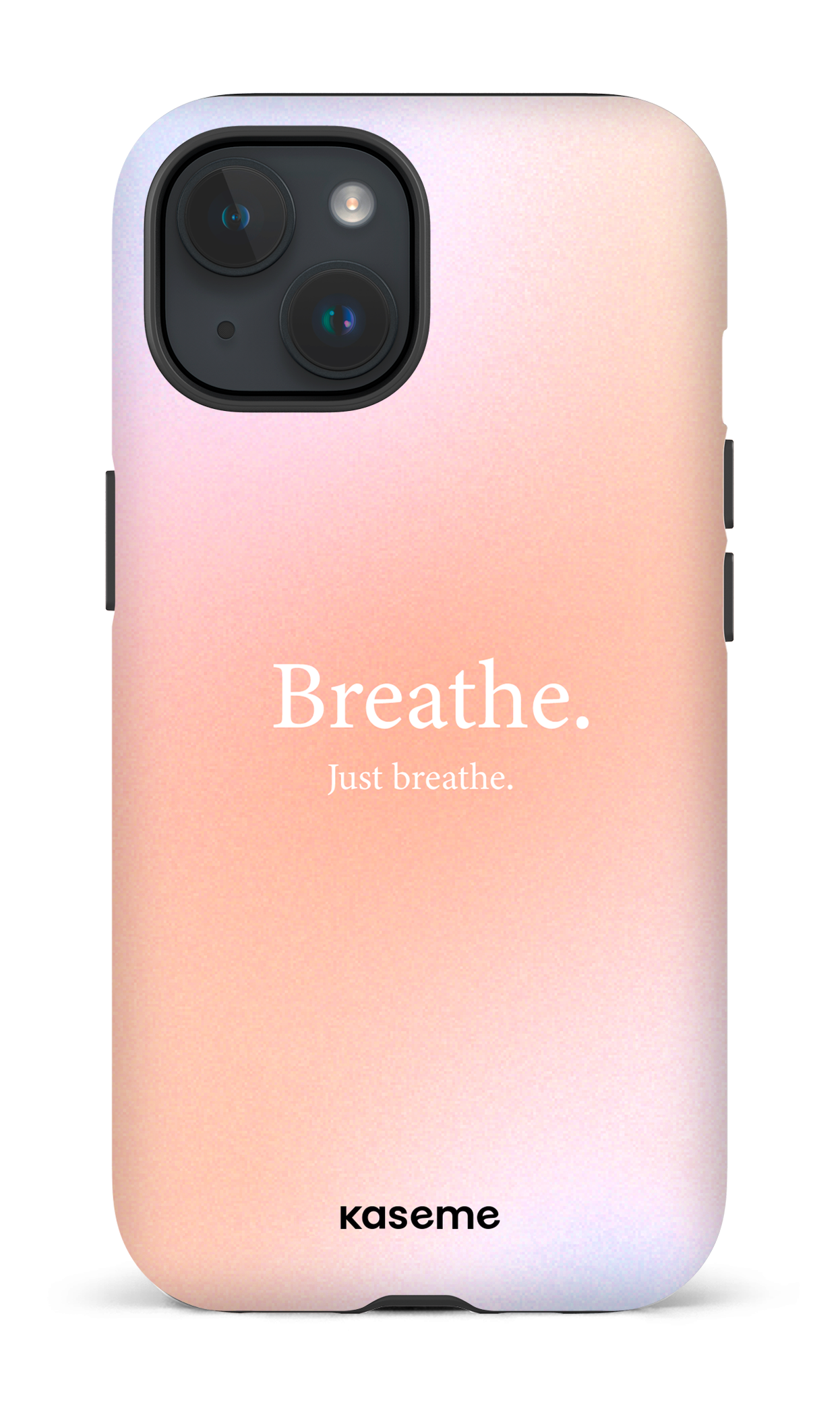 iPhone 15 Tough (Matte) Just breathe -