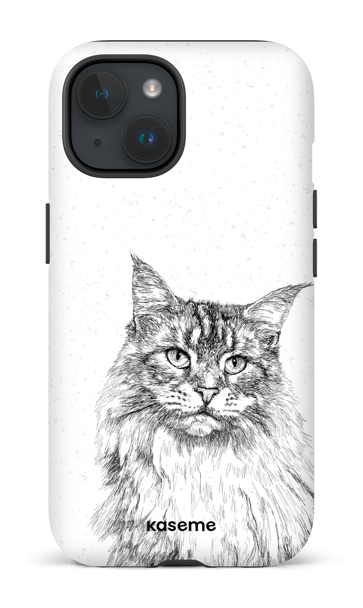 iPhone 15 Tough (Matte) Maine Coon -