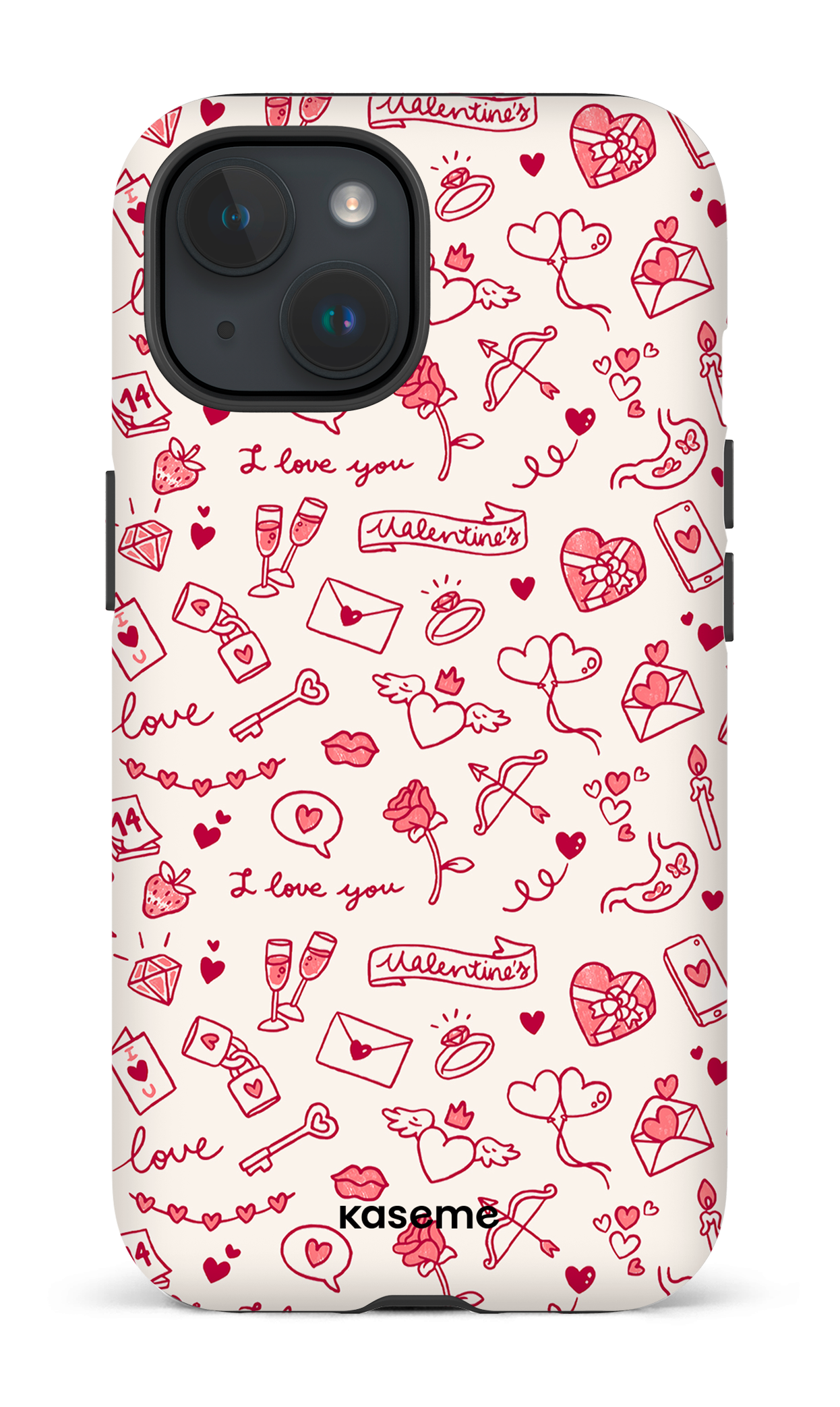 iPhone 15 Tough (Matte) My Valentine -