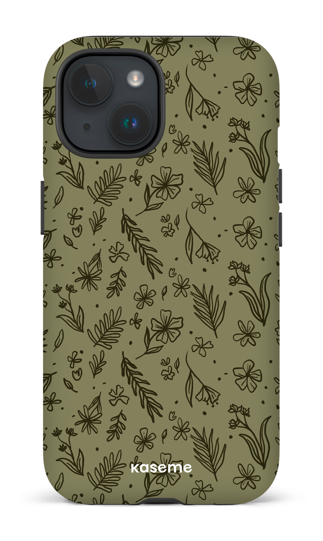 iPhone 15 Tough (Matte) Olive Branch -