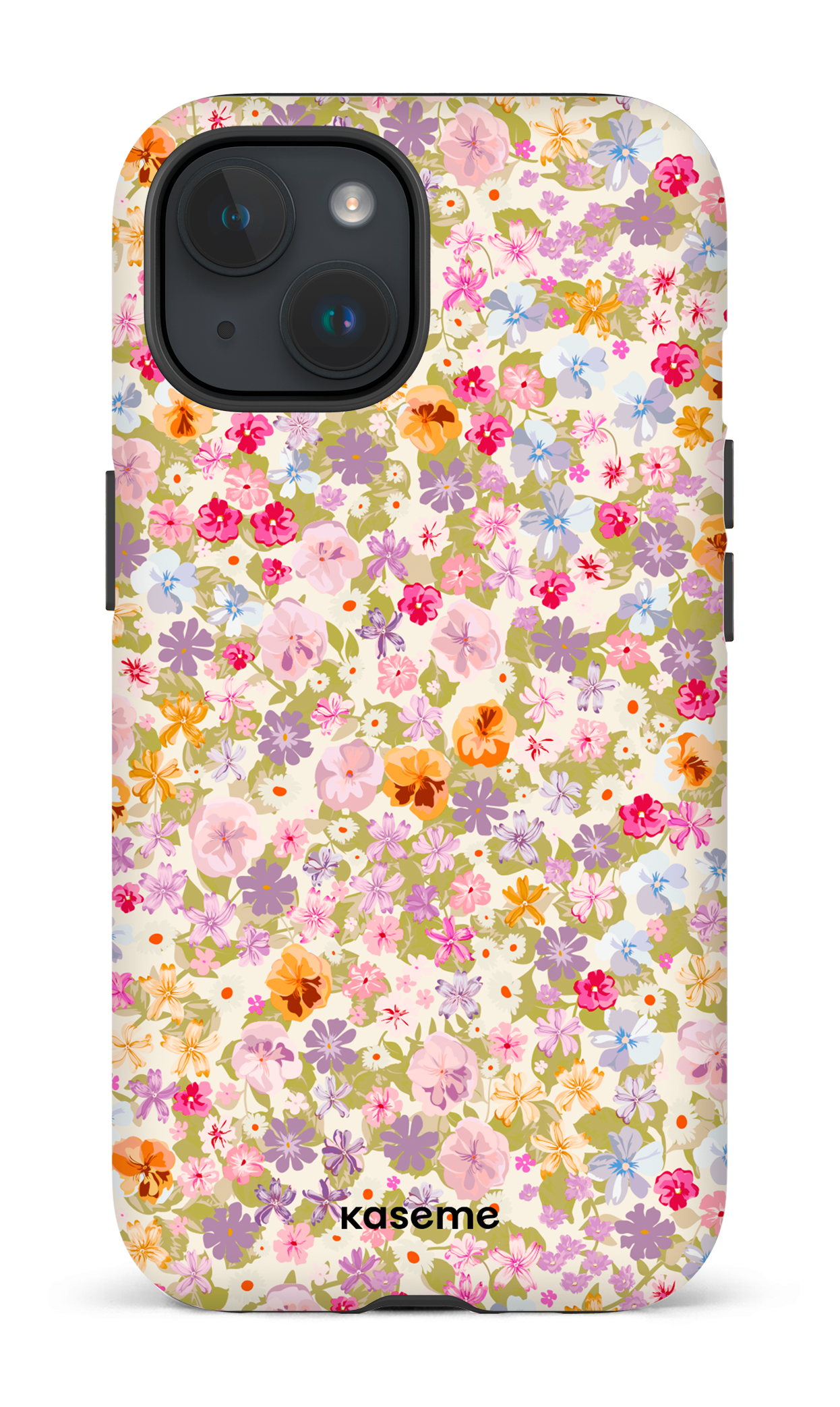 iPhone 15 Tough (Matte) Pansy -