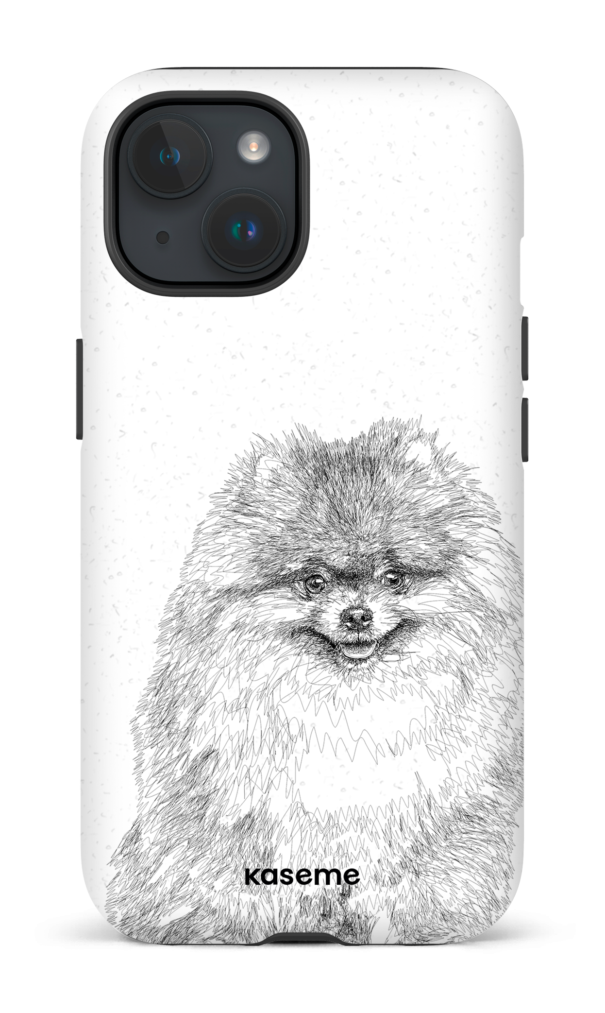 iPhone 15 Tough (Matte) Pomerian -