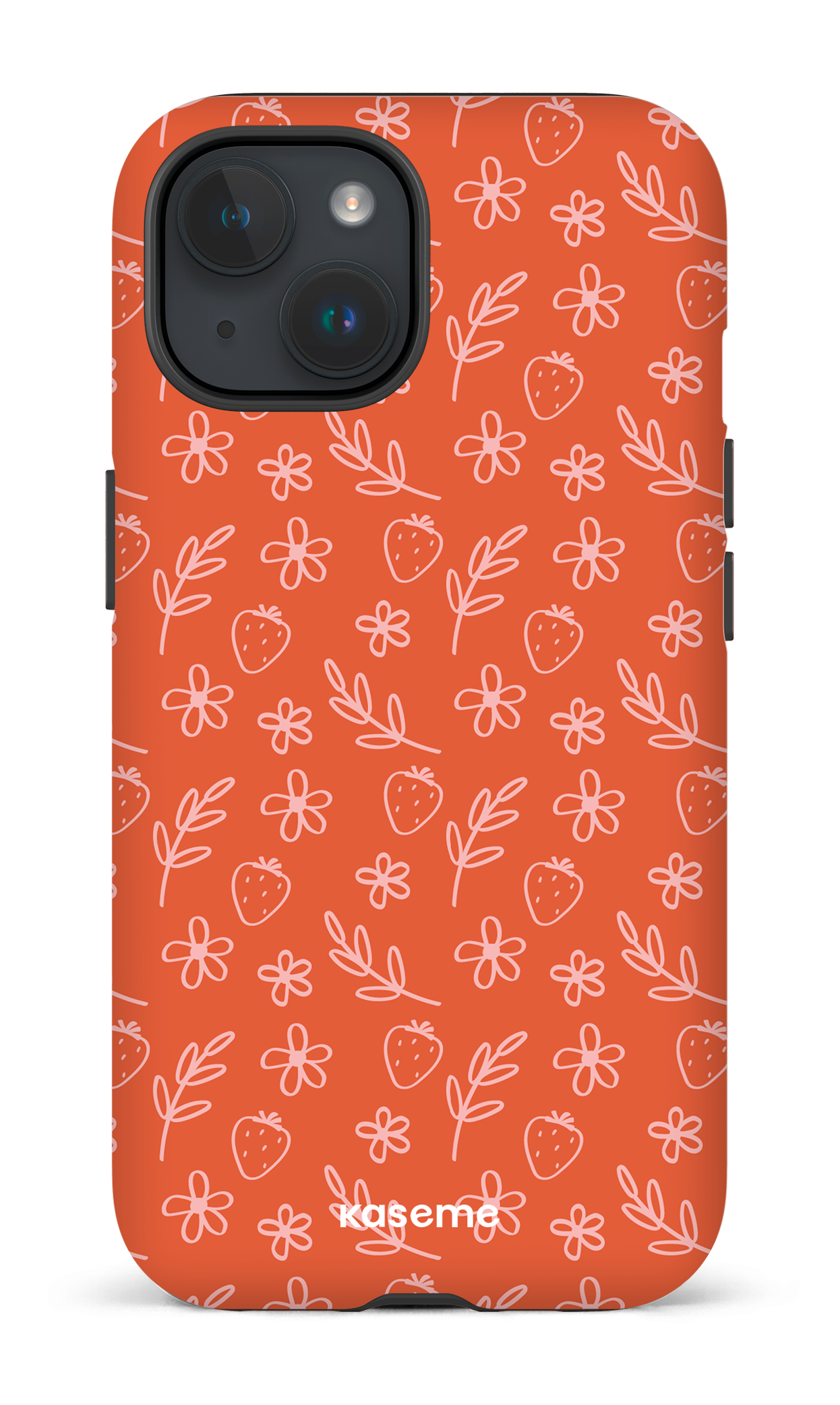 iPhone 15 Tough (Matte) Strawberry Summer -