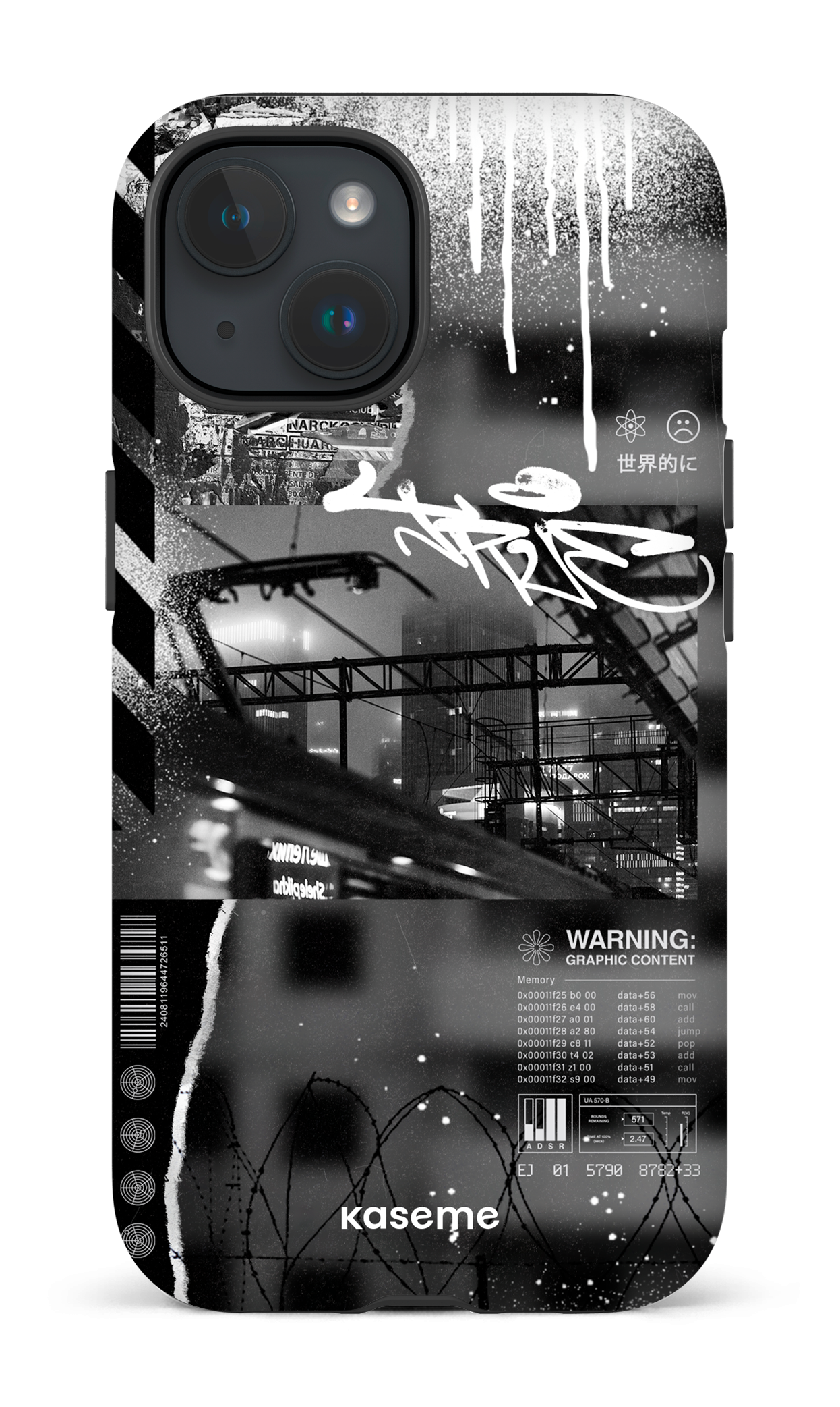 iPhone 15 Tough (Matte) Warning -