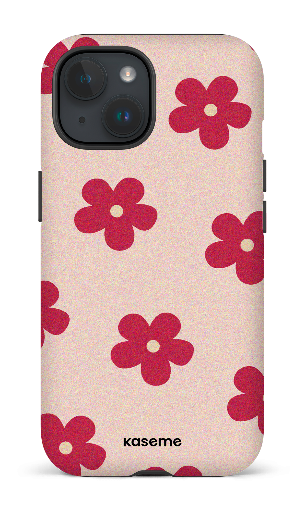 iPhone 15 Tough (Matte) Woodstock magenta -