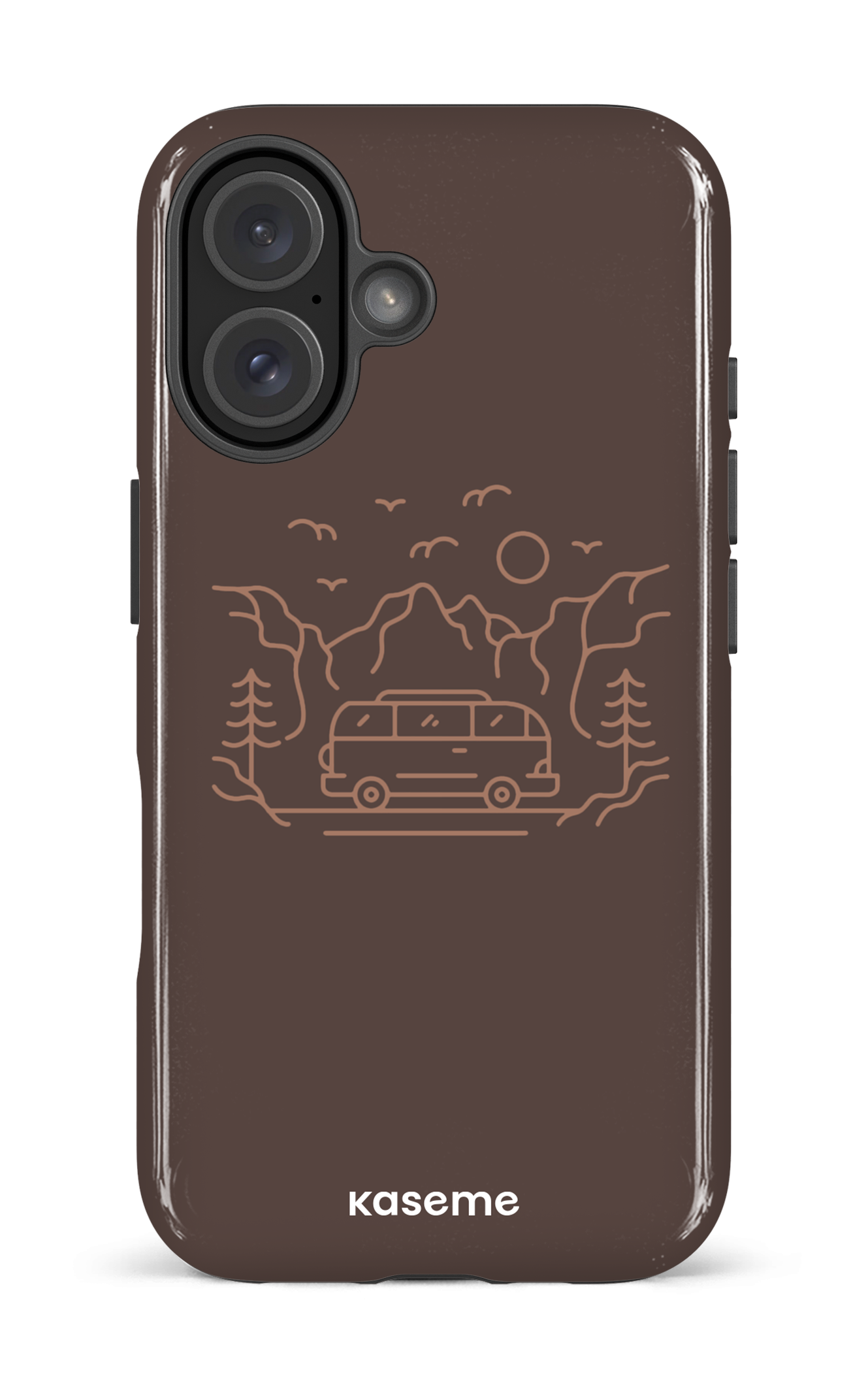 iPhone 16 Impact Case Camp Life Mocha -