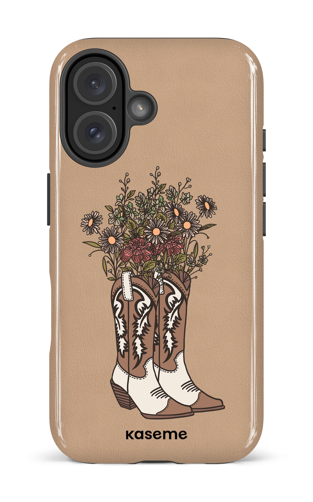 iPhone 16 Impact Case Howdy Mocha -