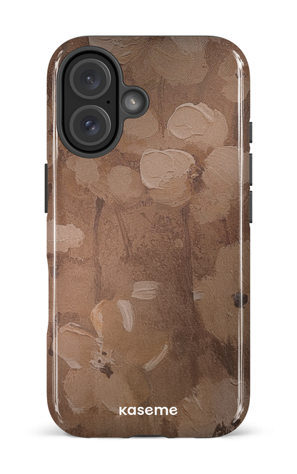 iPhone 16 Impact Case Mocha Bloom -