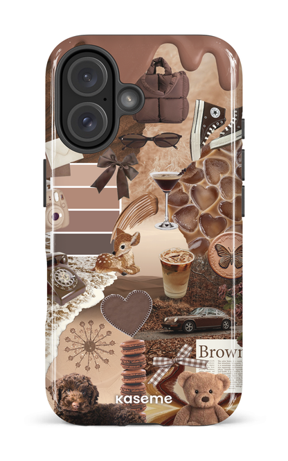 iPhone 16 Impact Case Mocha Muse -