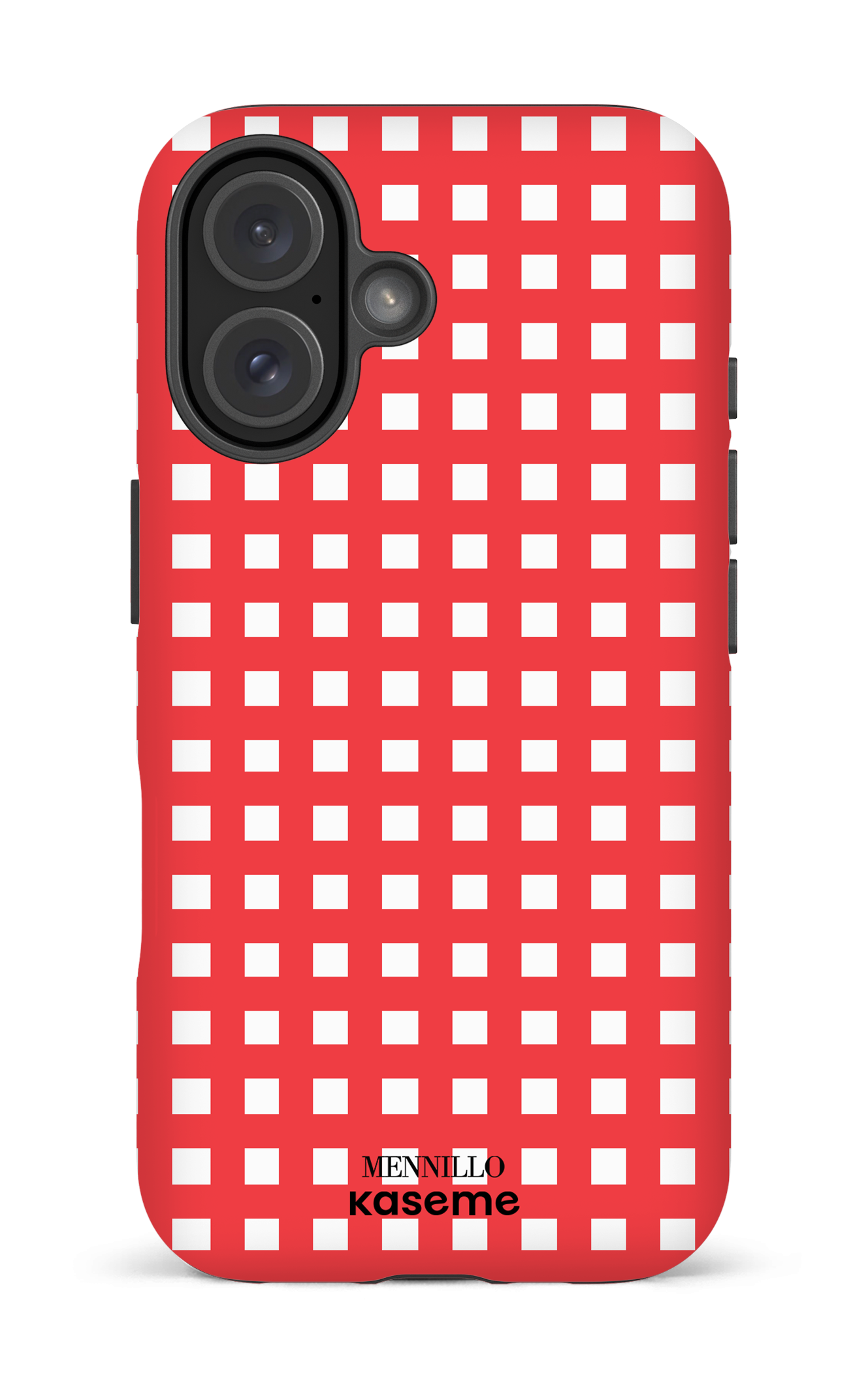 iPhone 16 Impact (Matte) Chekered Red -