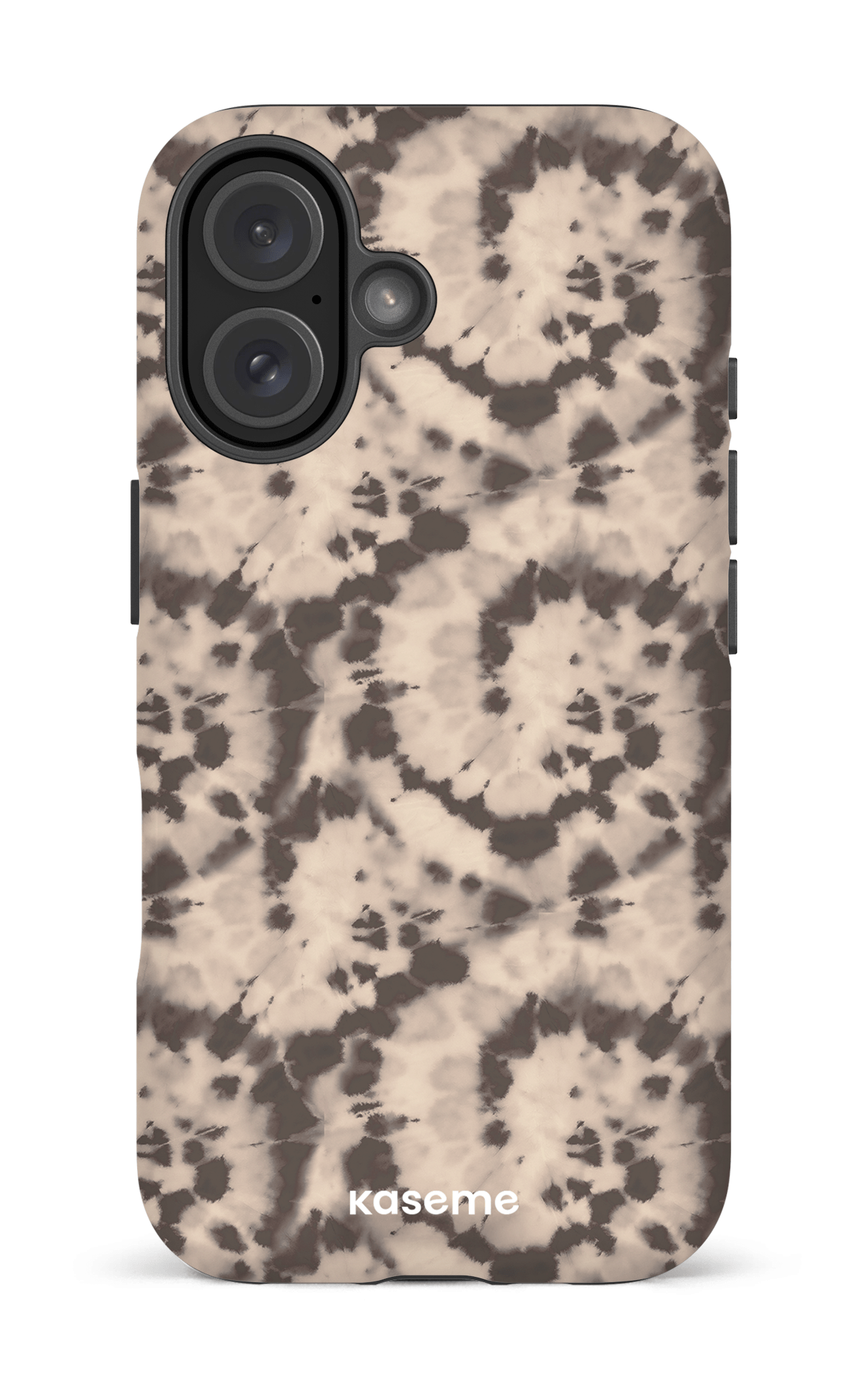 iPhone 16 Impact (Matte) Groovy Swirls Brown -