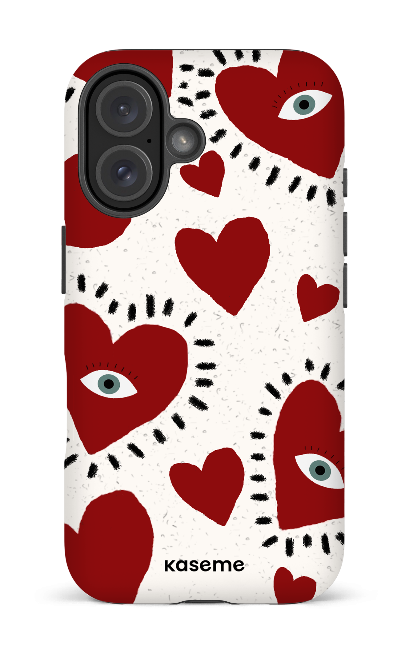 iPhone 16 Impact (Matte) Lover red -