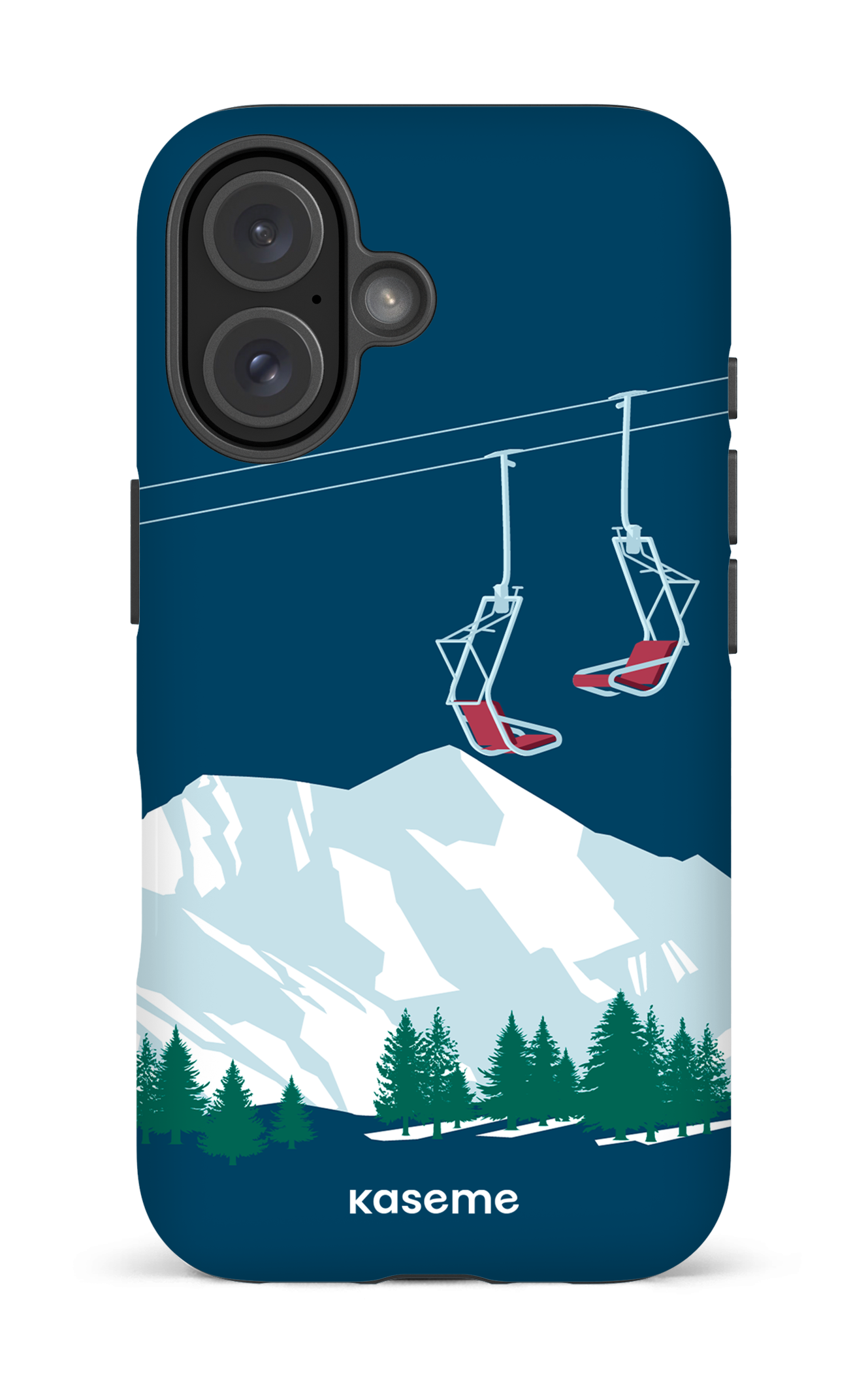 iPhone 16 Impact (Matte) Ski Lift Blue -