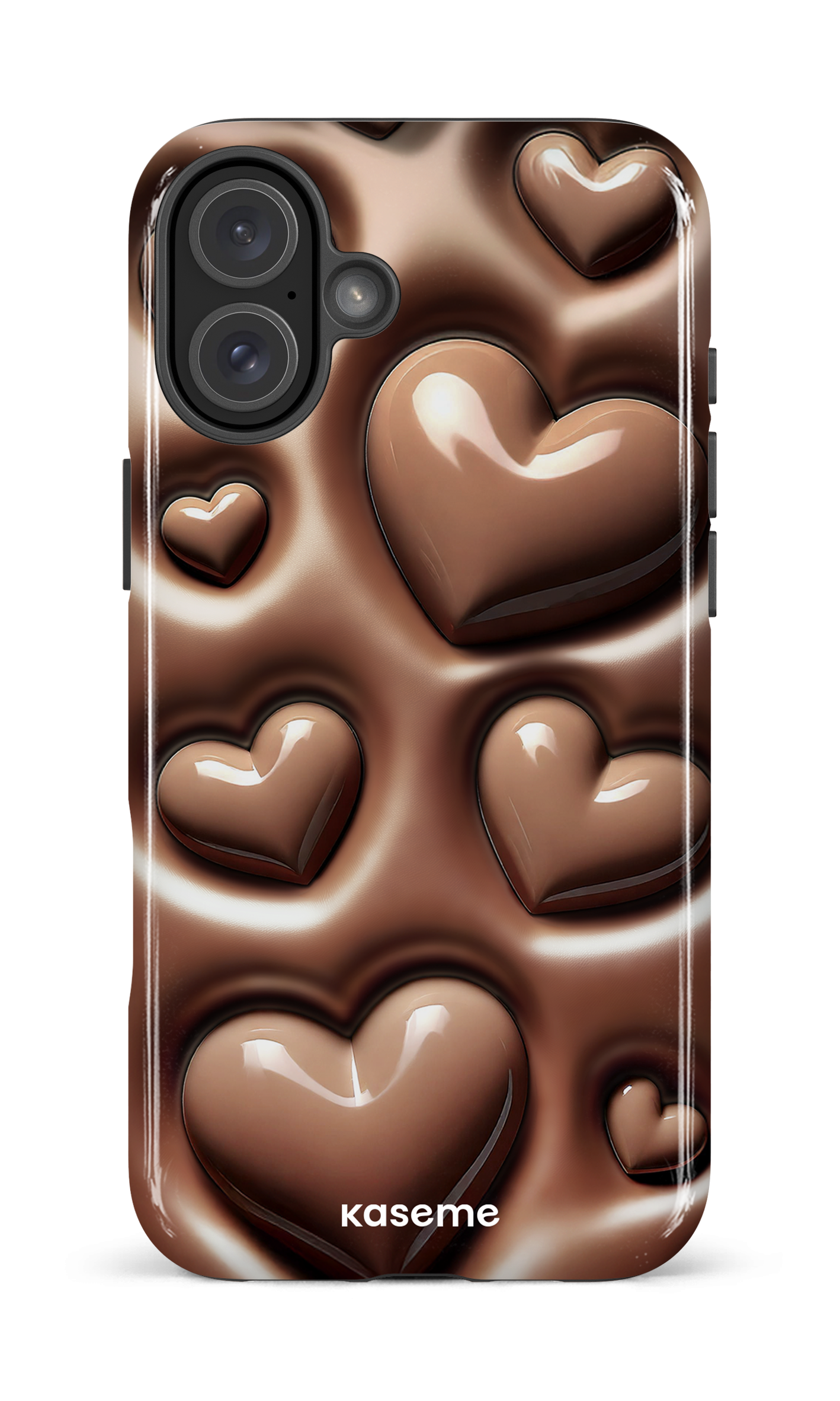 iPhone 16 Plus Impact Case Choco Kiss -