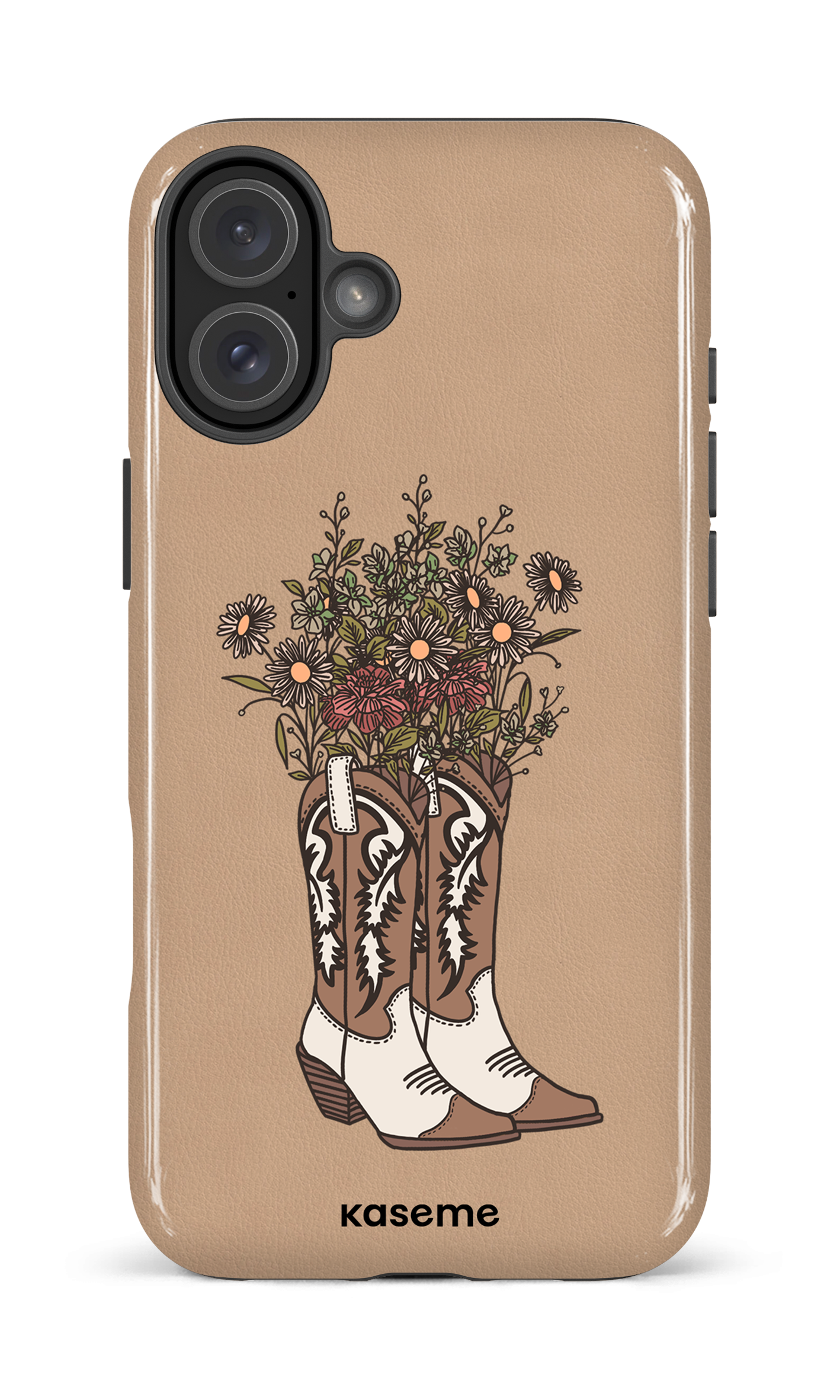 iPhone 16 Plus Impact Case Howdy Mocha -