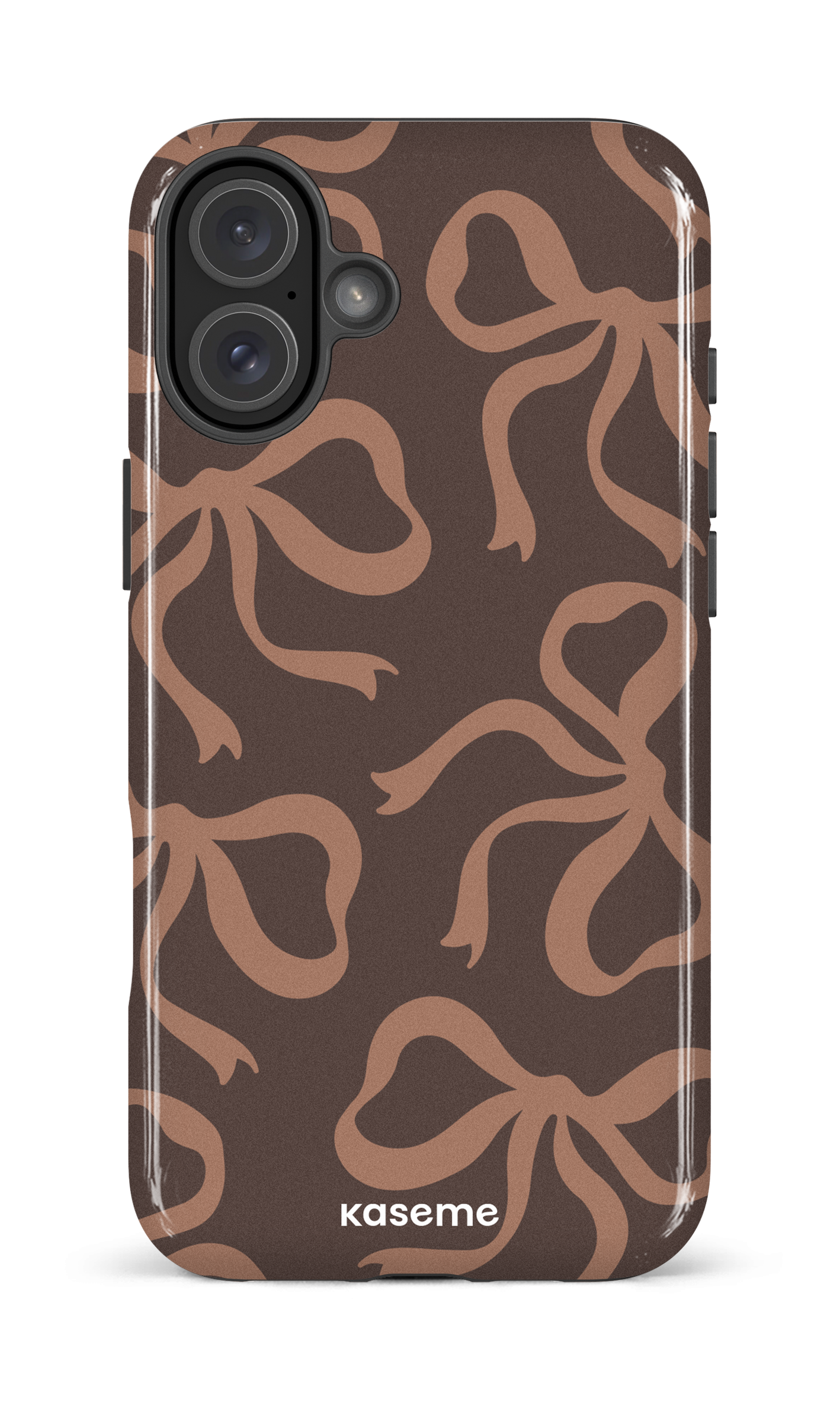 iPhone 16 Plus Impact Case Lace Mocha -