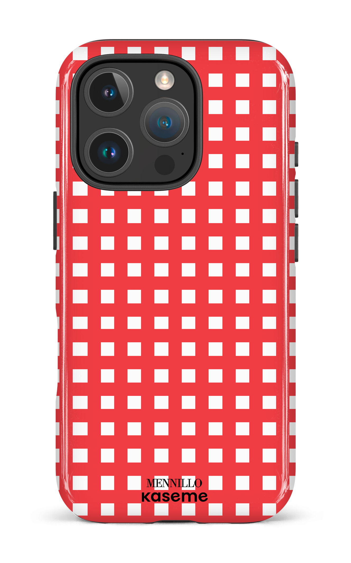 iPhone 16 Pro Impact Case Chekered Red -