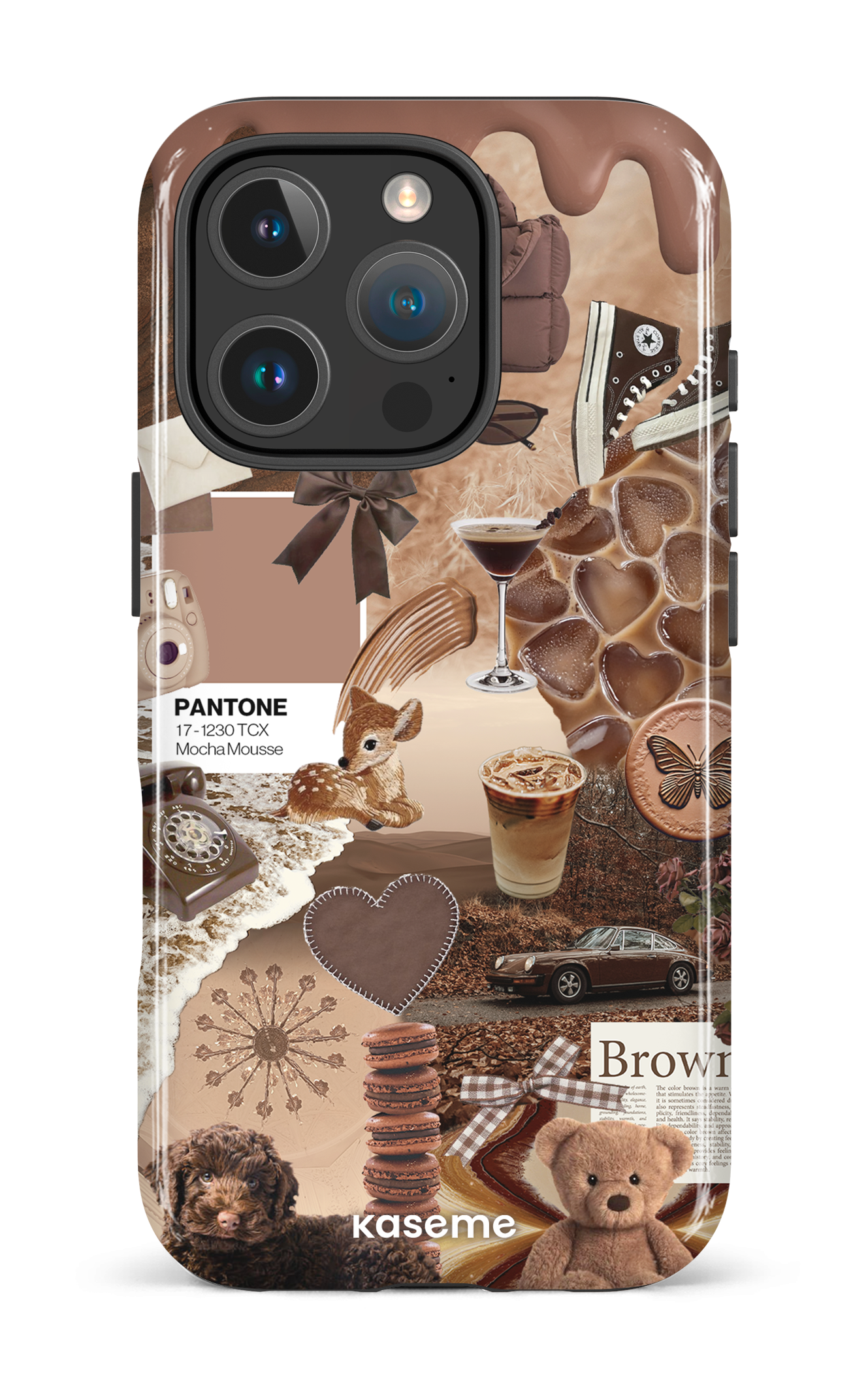 iPhone 16 Pro Impact Case Mocha Muse -