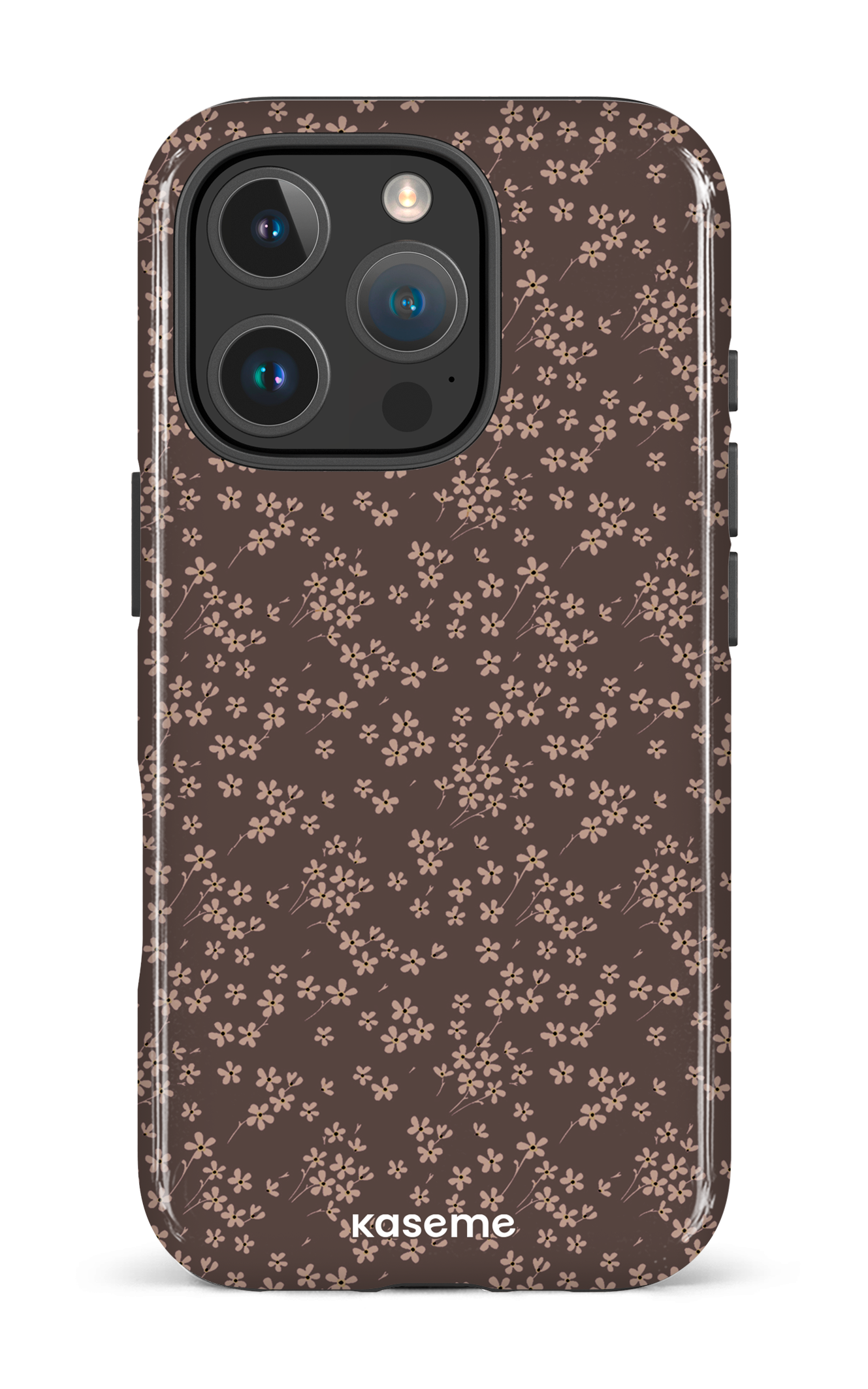 iPhone 16 Pro Impact Case Posy Mocha -