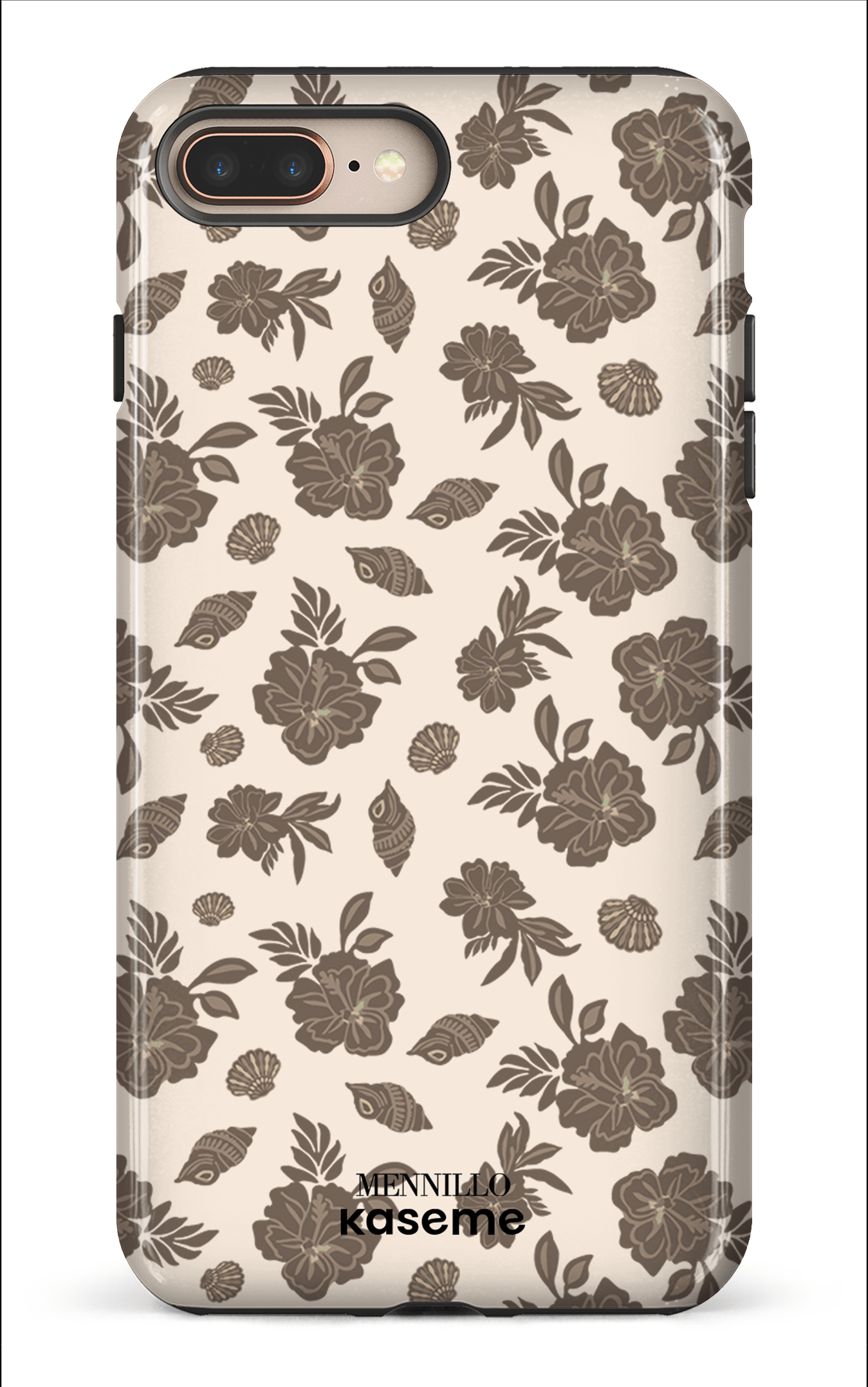 iPhone 8 Plus Tough Floral Brown -