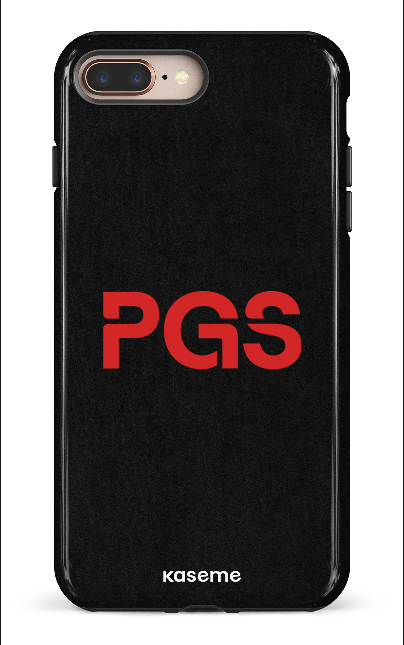 iPhone 8 Plus Tough PGS Noir&Rouge -