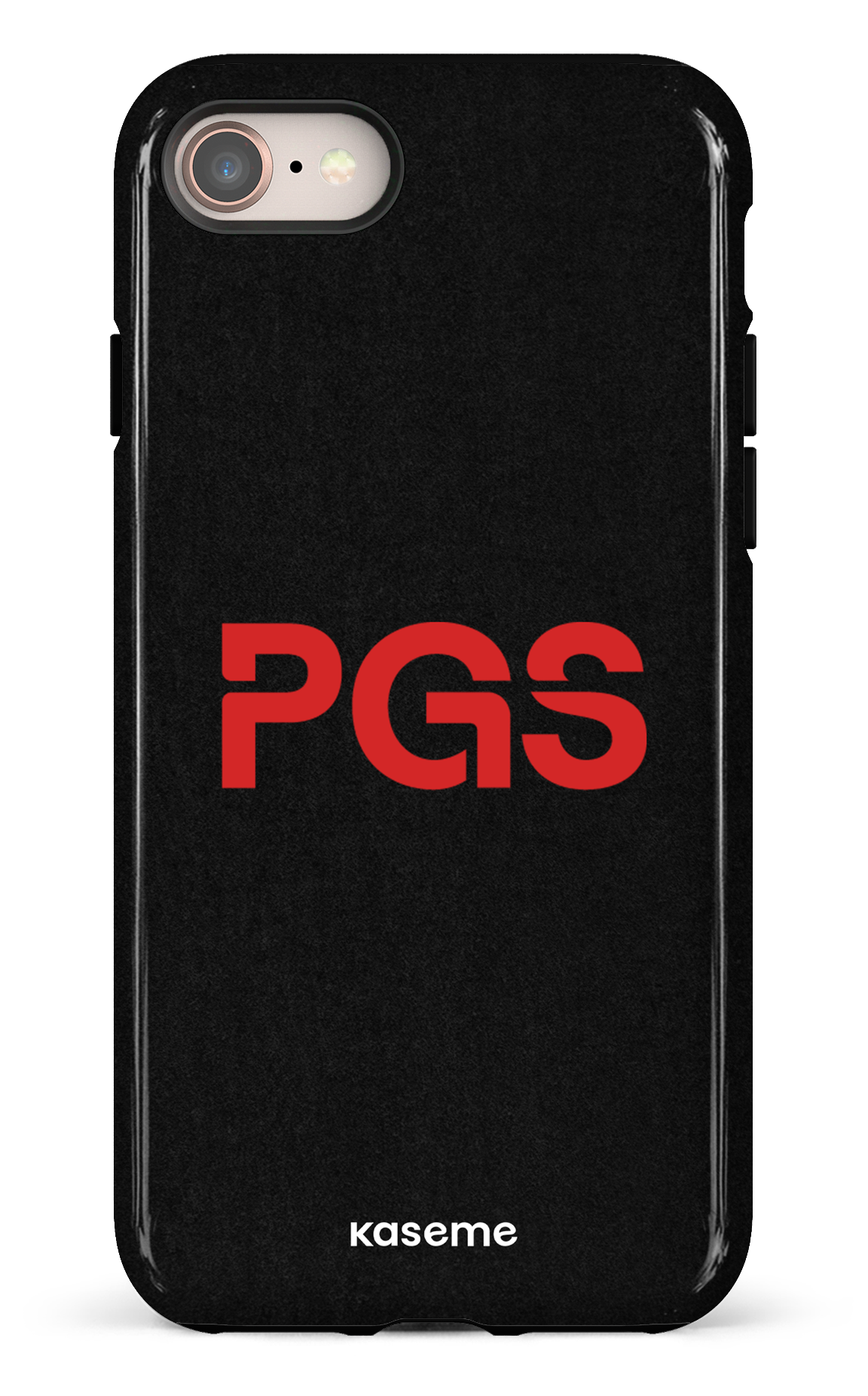 iPhone 8 Tough PGS Noir&Rouge -