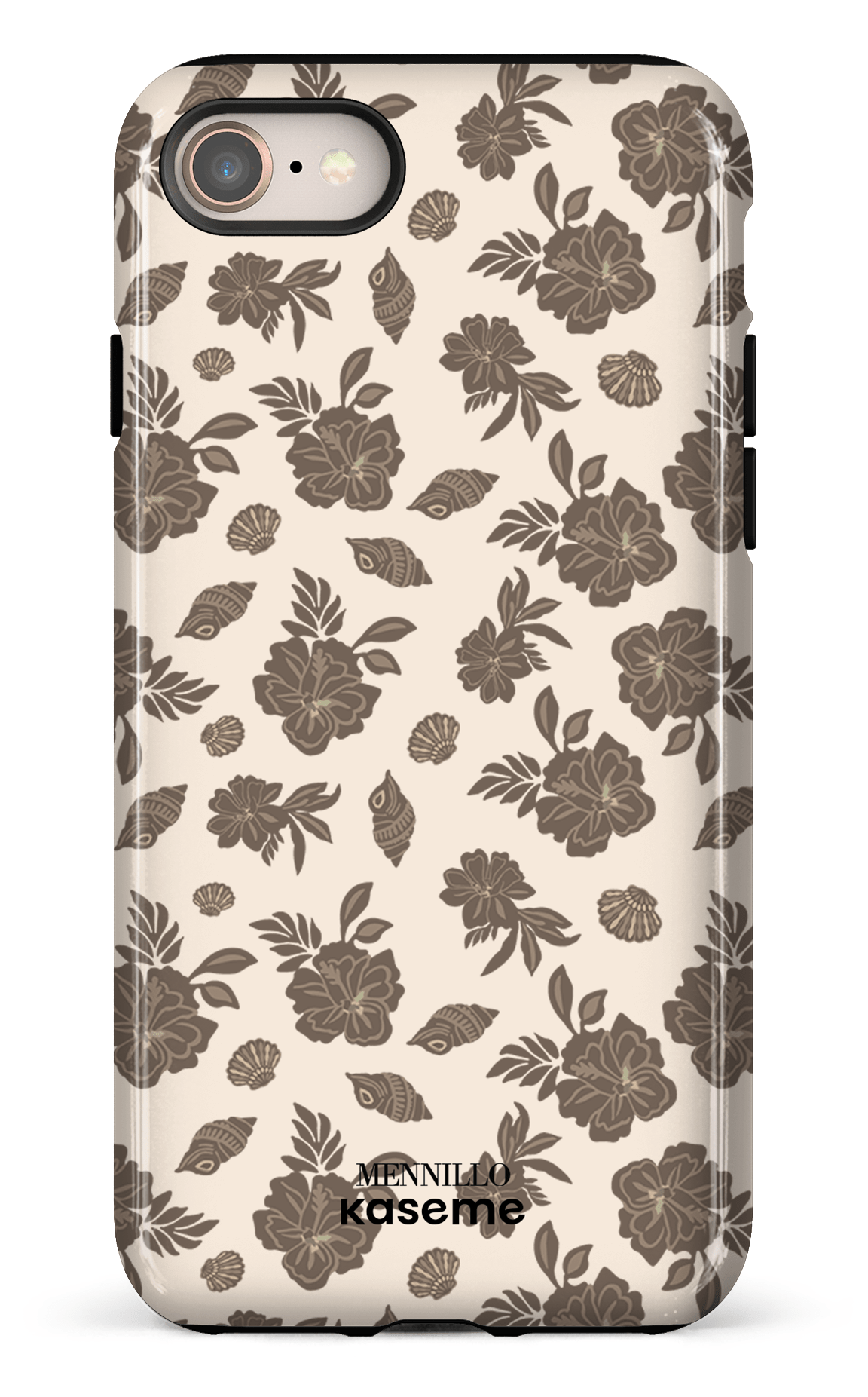 iPhone SE Tough Floral Brown -