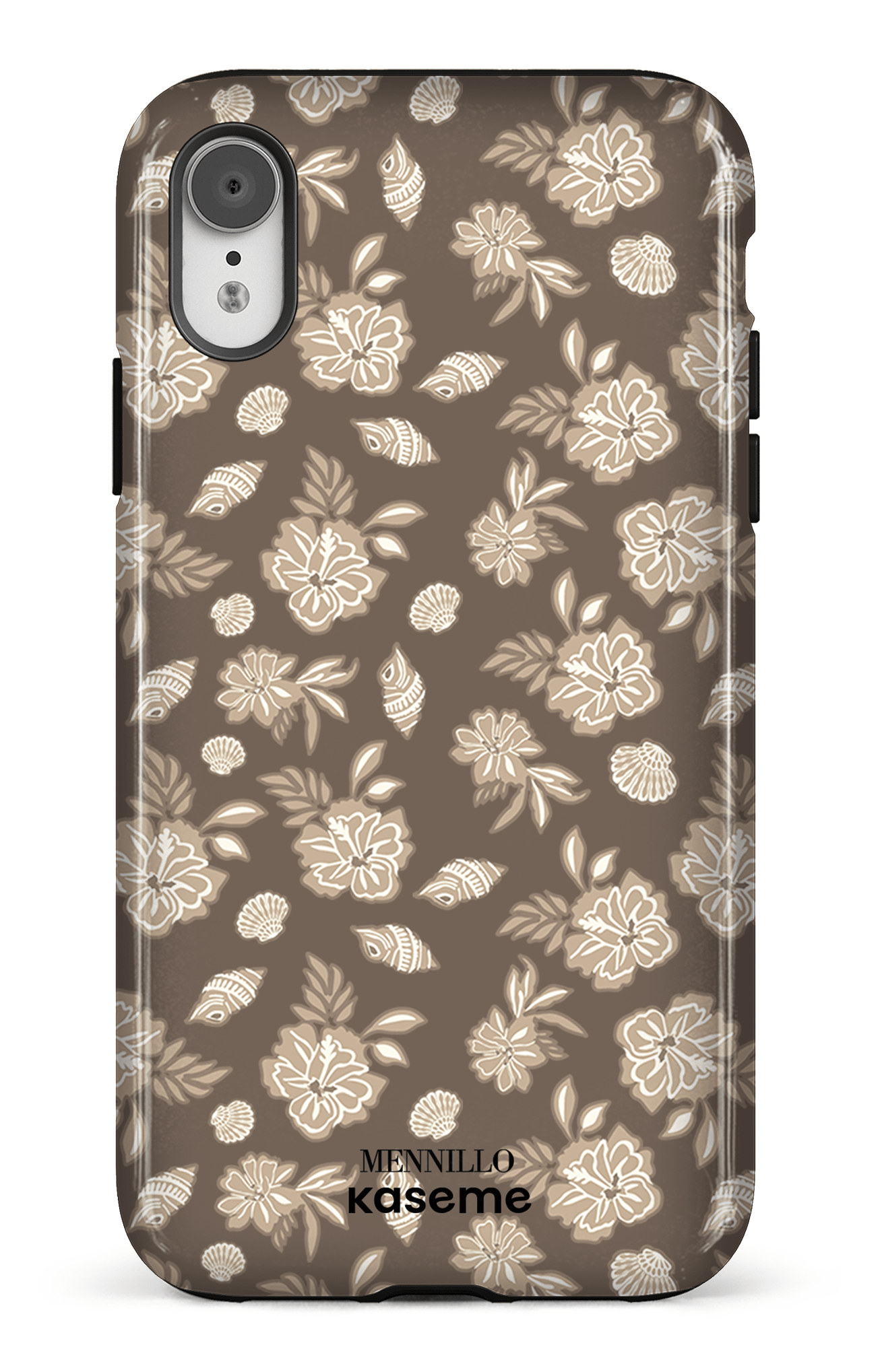 iPhone XR Tough Floral Cream -