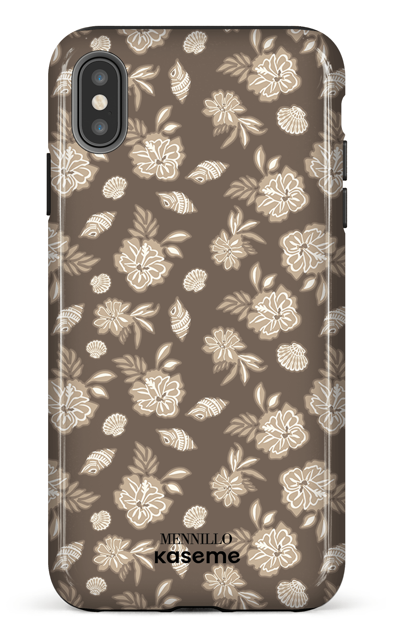 iPhone XS Max tough Floral Cream -