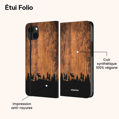 Folio Case iPhone 16 Heat Waves - Folio Case -